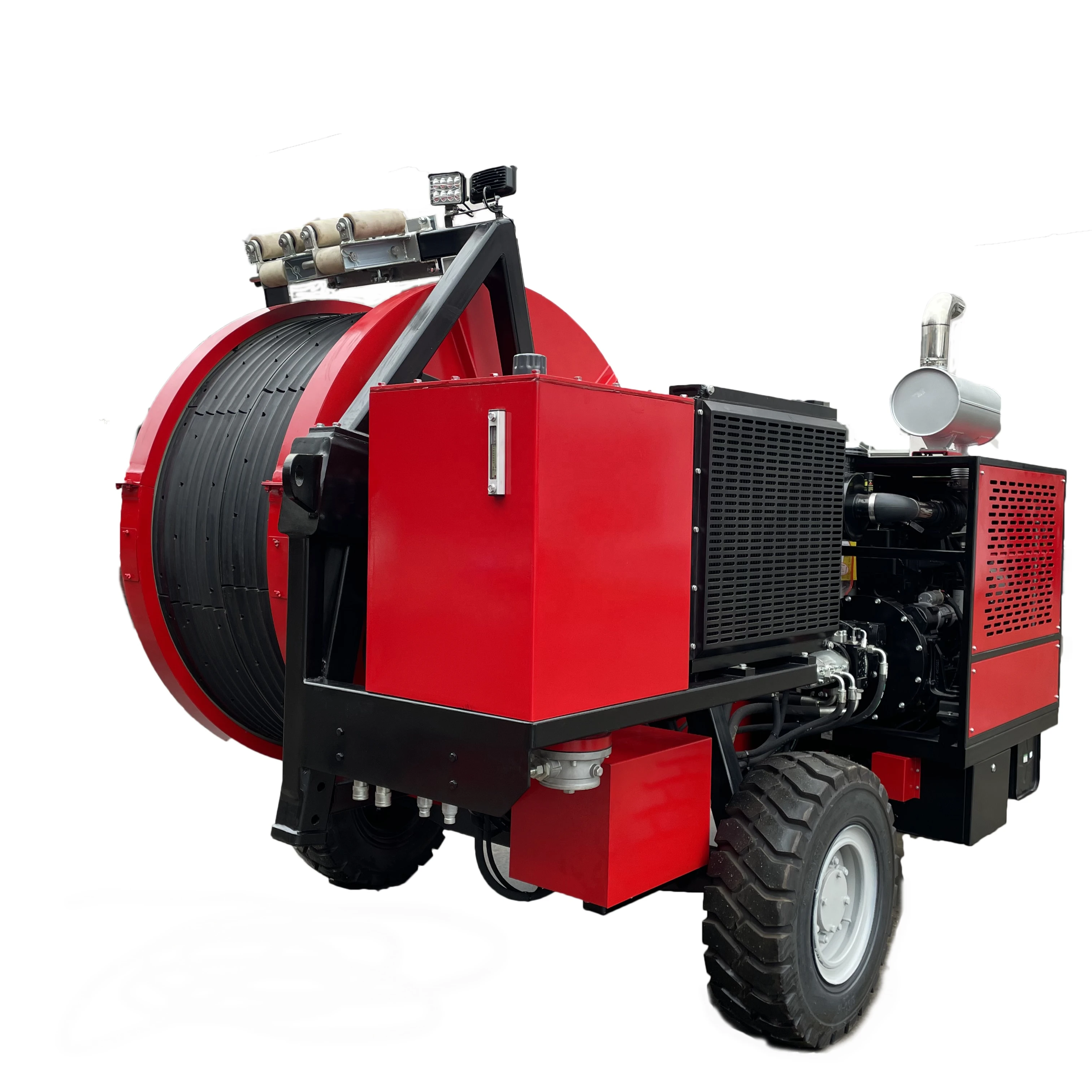 2 x 40KN Overhead Line Equipment 77kw(103hp) Twin-Bundle Conductor Hydraulic Tensioner