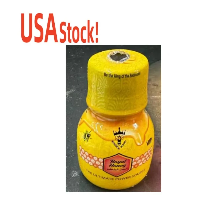 USA stock!!! Factory Price Custom Color Print Packing  box for  Energy Shot VIP Royal Honey Protein Powder