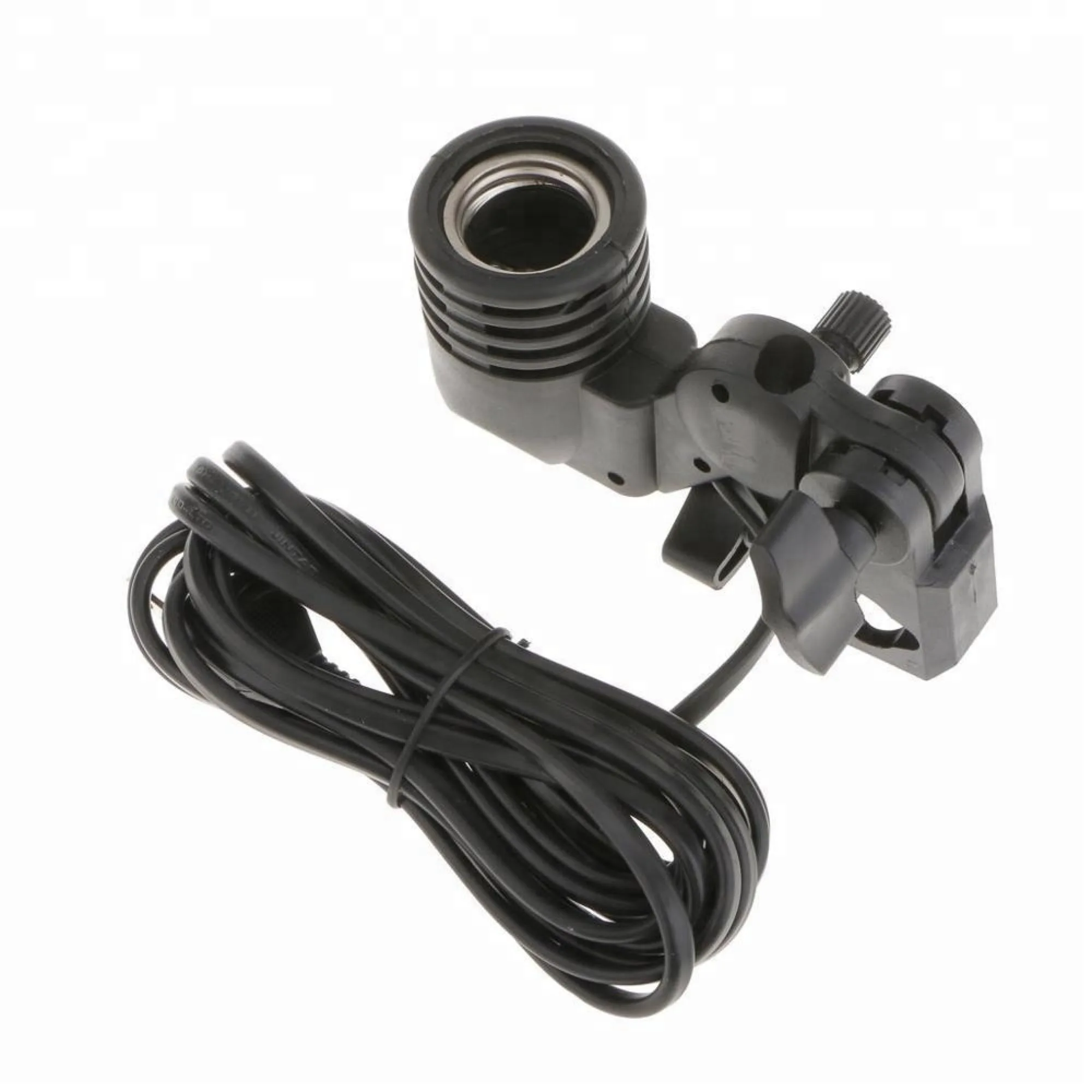 Bulb Holder AC Socket Flash Umbrella stand Bracket Lamp swivel For Studio