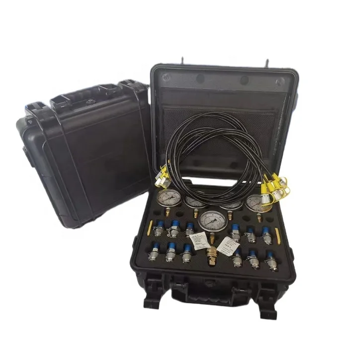 Hot sale high quality Hydraulic pressure Test kit Portable Carrying Case for Excavator Construction Machinery