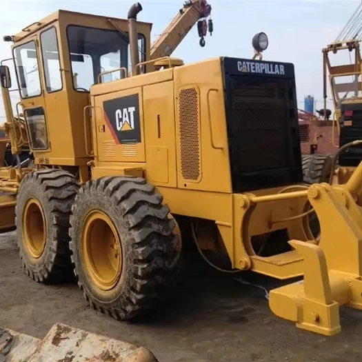 140H 140K GOOD CONDITION  USED GRADER CATERPILLAR WITH FRONT BLADE REAR RIPPER SECOND HAND  GRADERS