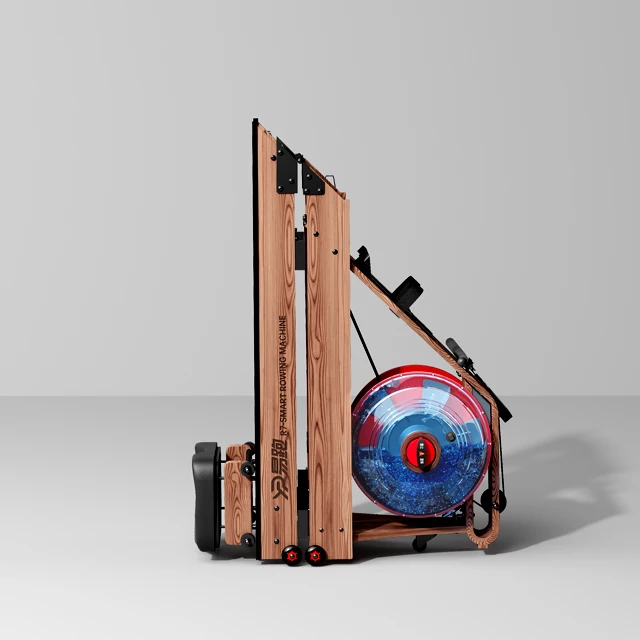 YPOO indoor hydraulic rowing machine fitness air rowing machine foldable magnetic seated rowing machine with  YPOOFIT APP