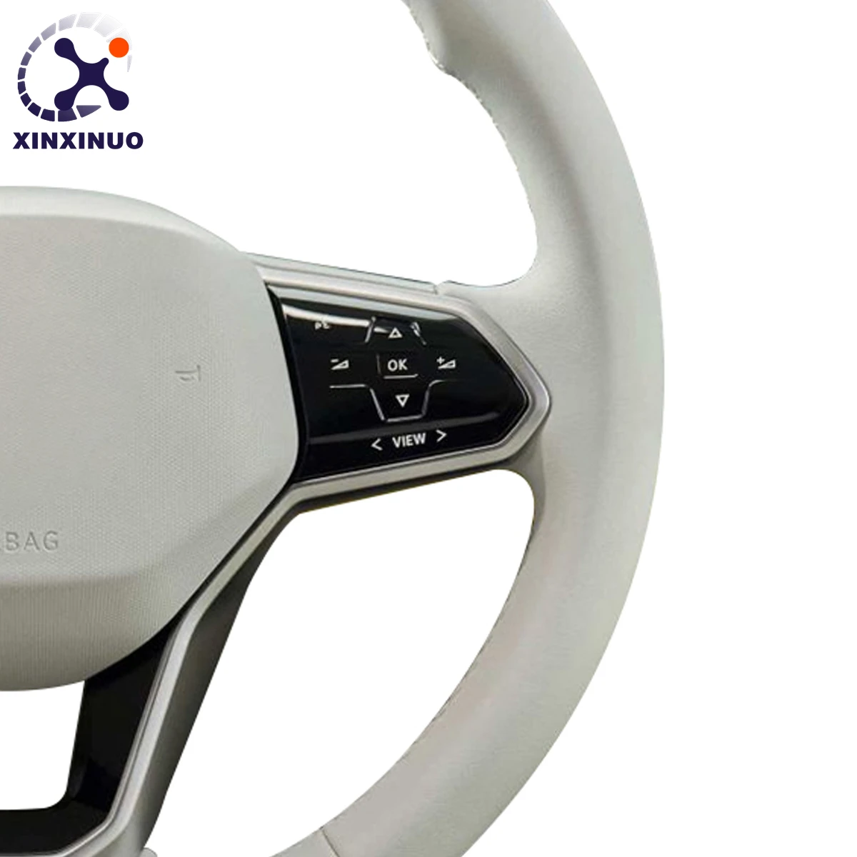 Кожаное Рулевое колесо для Volkswagen MK7 MK6 Golf7 Polo CC Jetta Tiguan GTI R
