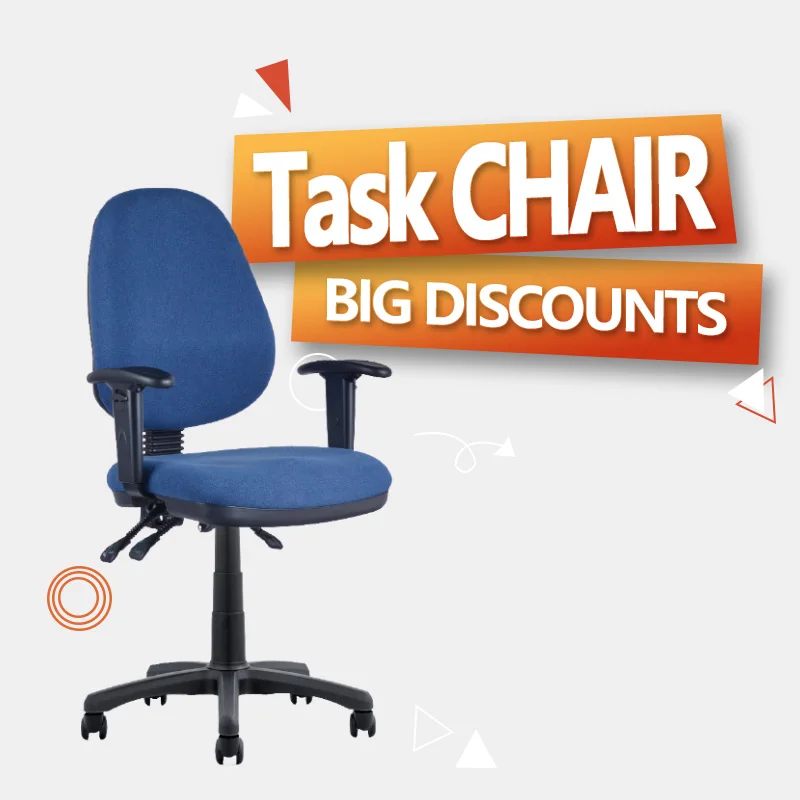 Inexpensive Comfortable Design Meeting Room Chairs AFRDI Certified Blue Fabric Tick Offical Office Task Staff Chair
