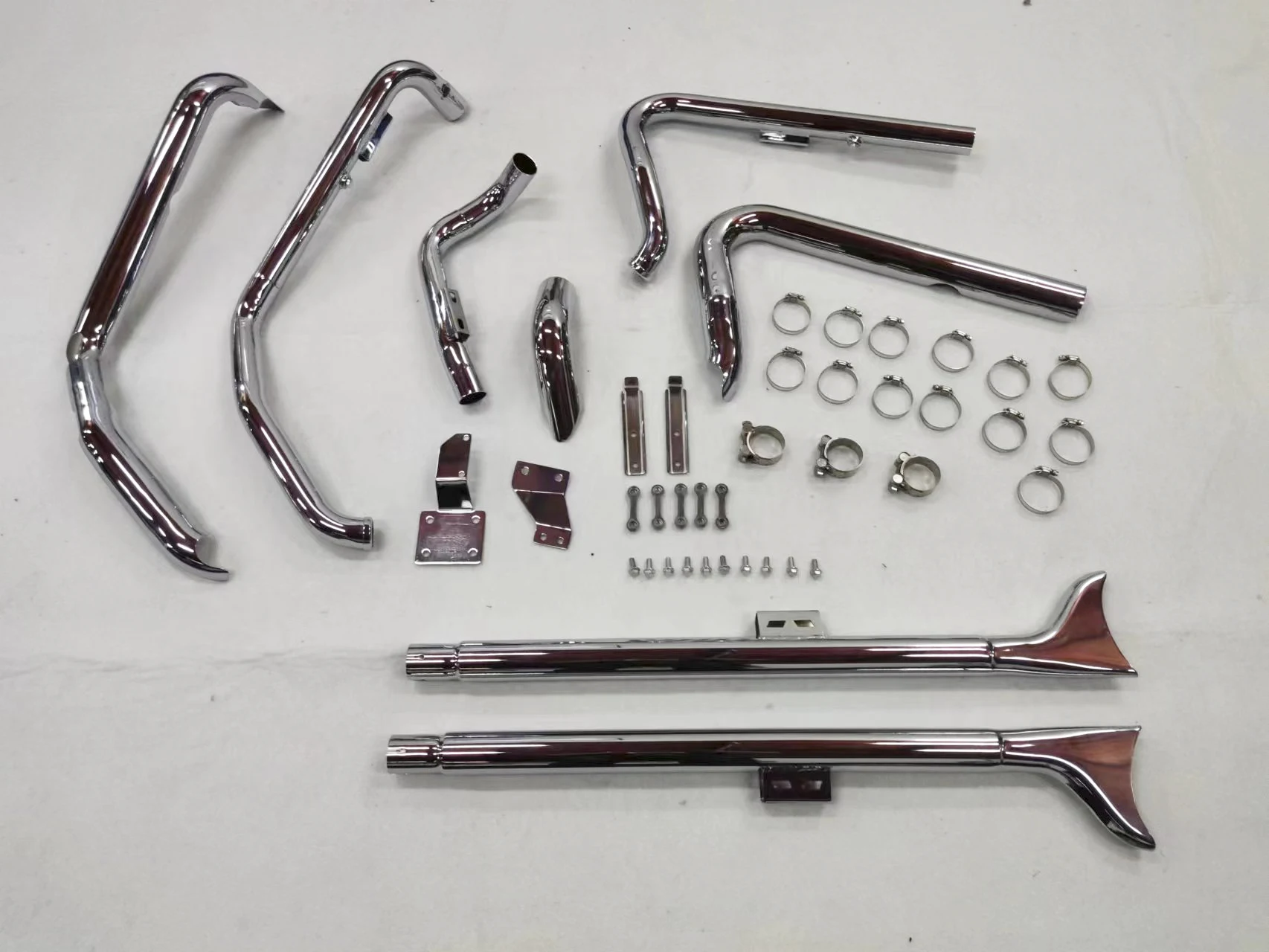 High performance exhaust system pipe for Harley Gliding and King road