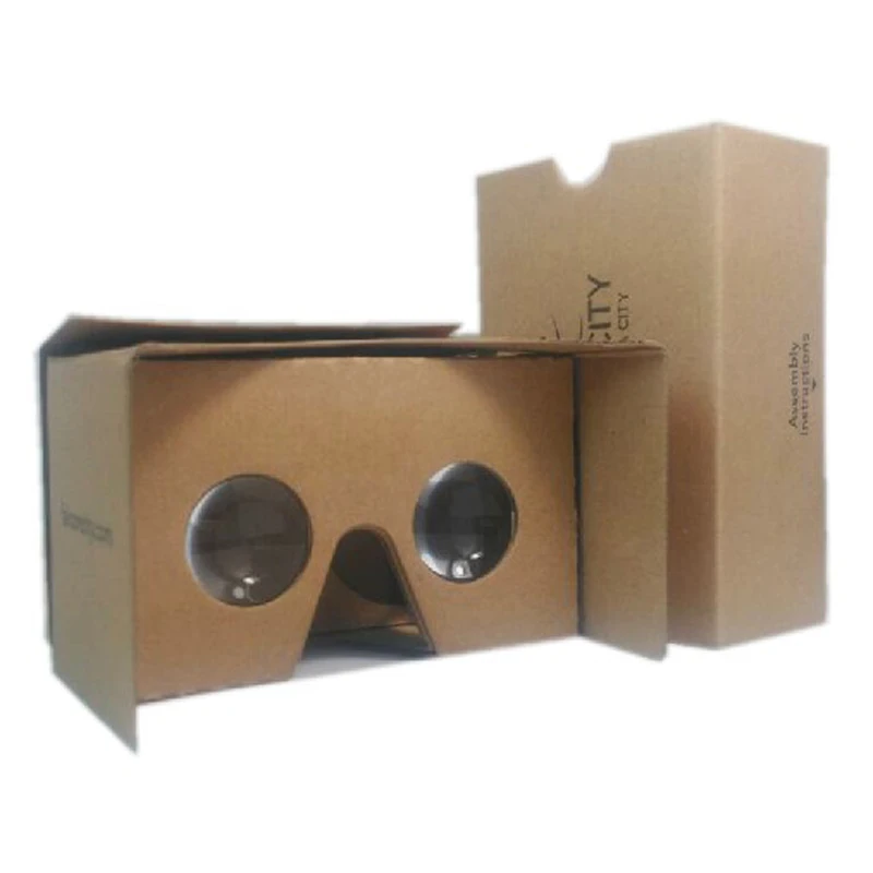 Silk-screen Kraft Paper Cardboard VR Glasses 2.0 Cardboard VR Headsets Video Glasses