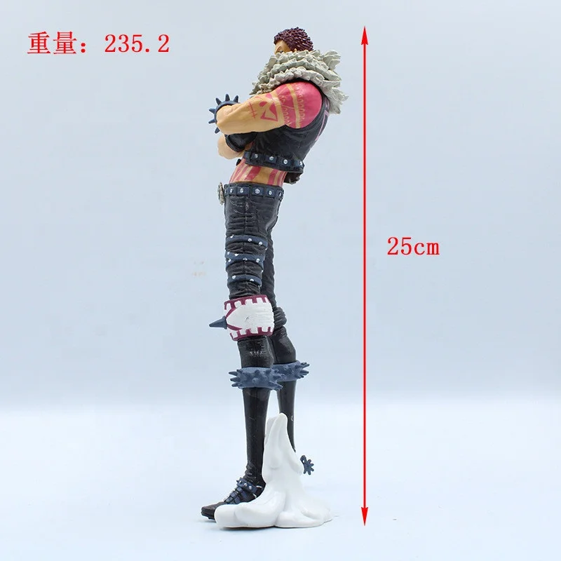 25cm Big size Anime Figure Charlotte Katakuri PVC Action Figures KING OF ARTIST Fighting Katakuri figure Collection Toys