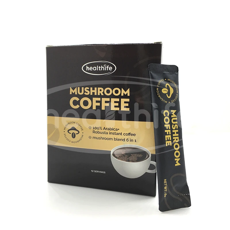 Private Label Organic Reishi Mix 6 in 1 Mushroom Coffee