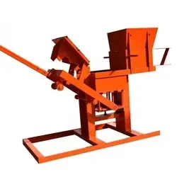 QMR2-40 Hand Press Manual Interlock Hollow Solid Paver Mould Compressed Mud Earth Soil Clay Brick Block Making Machine