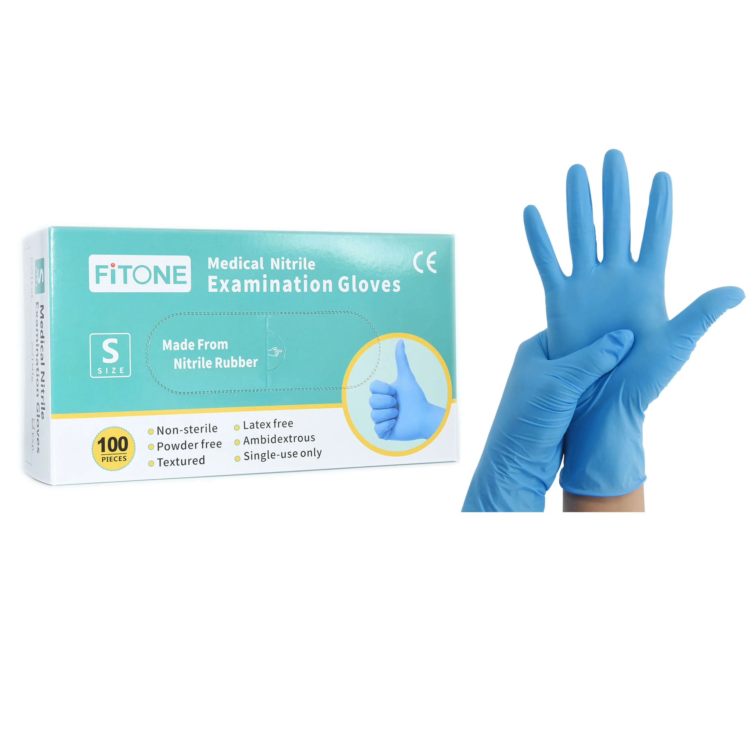 Wholesale high quality disposable laboratory work latex examination glove