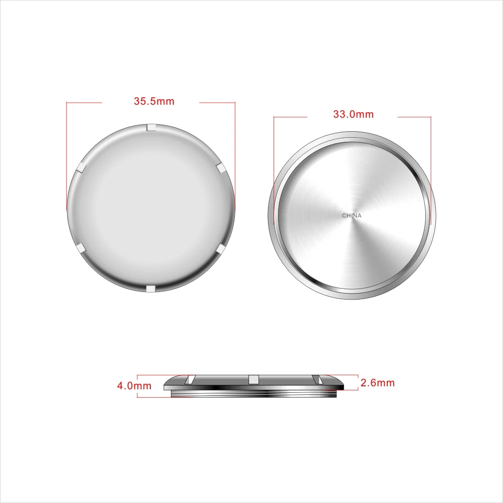 Factory Wholesale Japan Movt  Quartz Back Movement Stainless Steel Watch Caseback