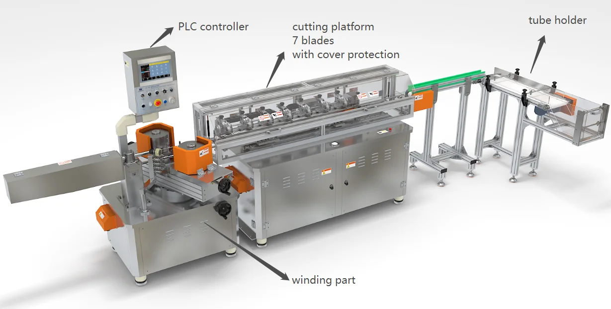 Высокоскоростная автоматическая машина для производства бумажных соломинок U-образной формы