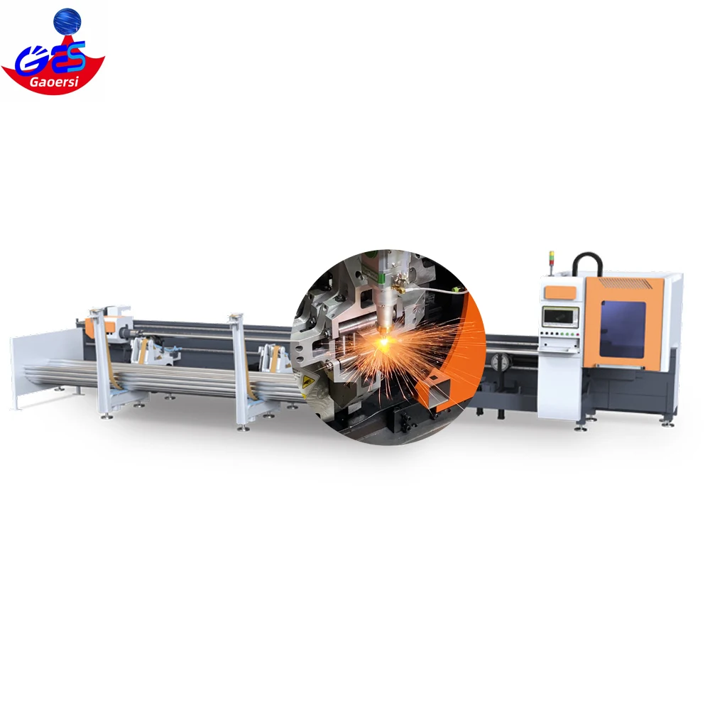 Tube Laser Cutting Machine mini 3d robot industrial fiber laser cutting machines price for small stainless steel metal services