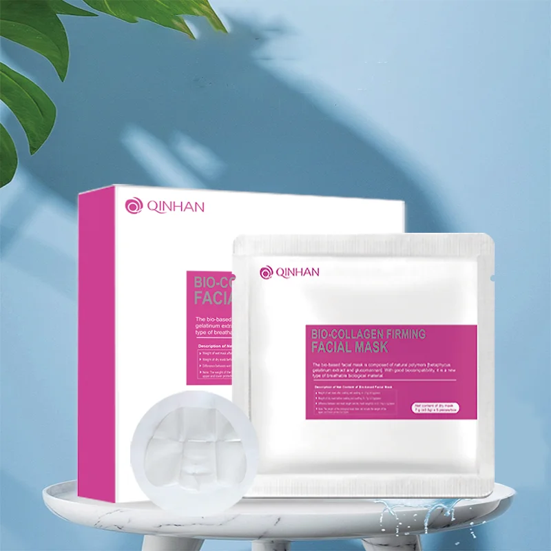 QINHAN Collagen Firming Masks Beauty Transparent Face Mask Wash-Free Anti-aging Hydrating Skin Care Facial Mask