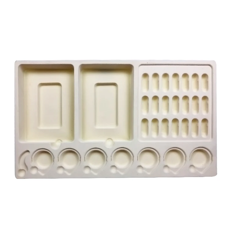 
Plastic PVC card cosmetics blister for eye shadow 