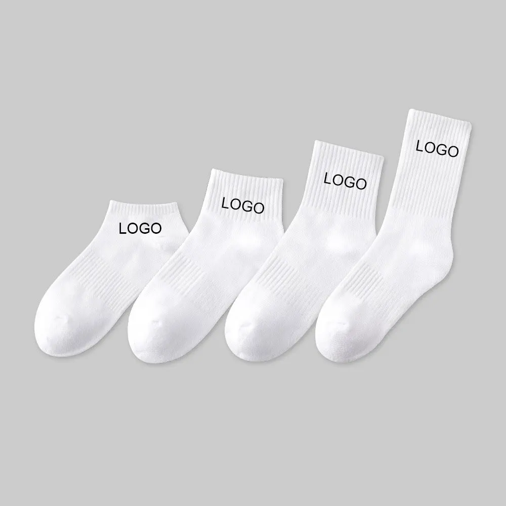 High Quality Custom Logo Compression Unisex Athletic Custom Cotton Sports Ankle Socks