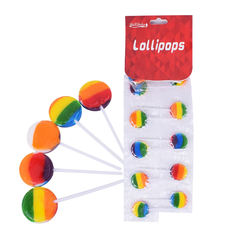 
Manufacturer Direct Sale 8G Round Flat Lollipop For Daily Candies Wtih Competitive Price 