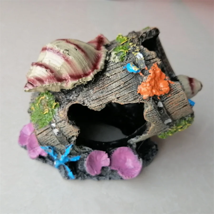 Artificial sump flower bucket aquarium ornament landscaping decoration pumice Simulation flower bucket