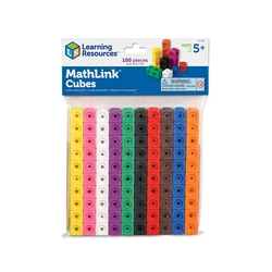 10 colors Multilink Linking Counting Cubes Blocks Teaching Math Manipulative Kids Early Education Toy