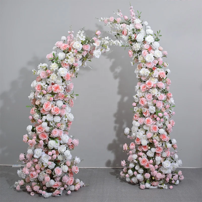 Wedding Props Iron Arch 1.5 m 1.8 m Outdoor Lawn Wedding Flowers Stand Arch Wedding Background Decoration