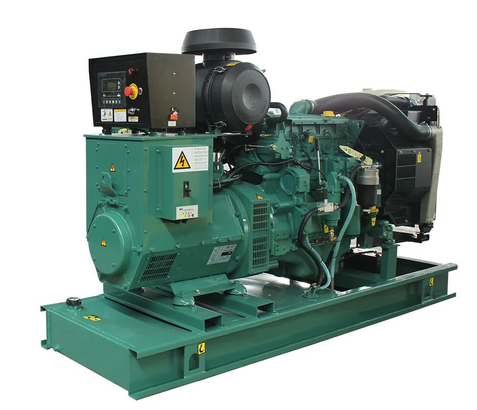 global warranty volvo penta engine with brushless alternator generator 250kw diesel power generator set