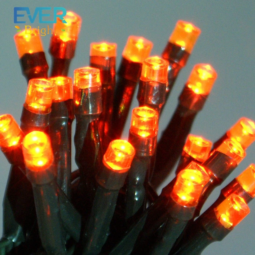 Wholesale custom  Christmas string lightings led garland light chain outdoor