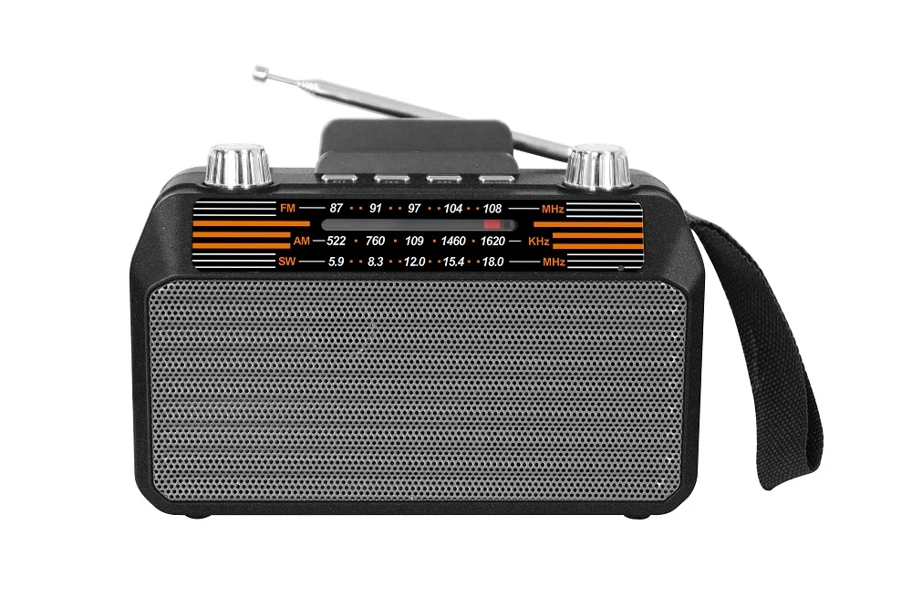 2021 torch light solar radio outdoor portable radio usb tf mp3 radio M-531BT-S