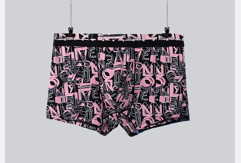 Nylon Men Boxers Shorts Fashion Mid-rise Panties Ice Silk Boxer Briefs Wholesale High Quality Canned 4 Packs for Men Knitted