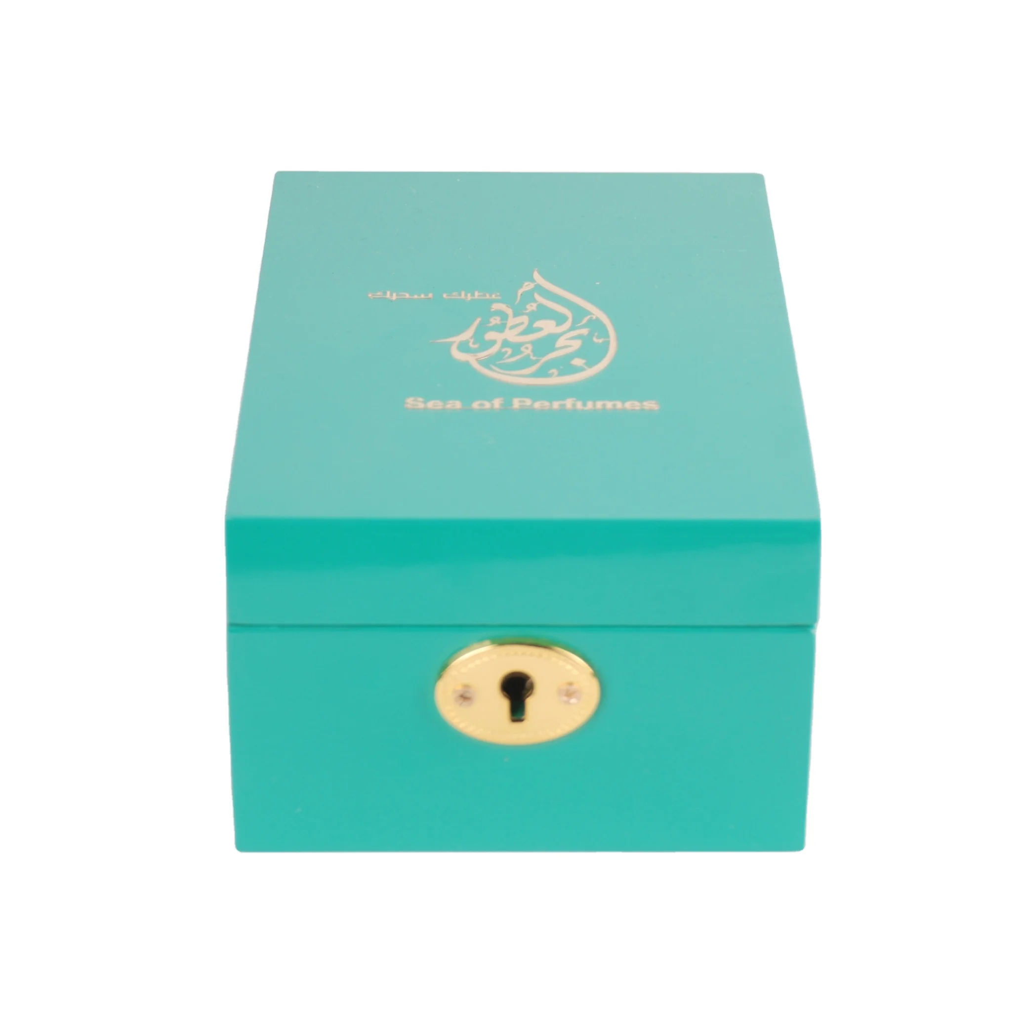 New Arrival Gift Oud Wooden Case Luxury In Malaysia Green Perfume Box Packaging