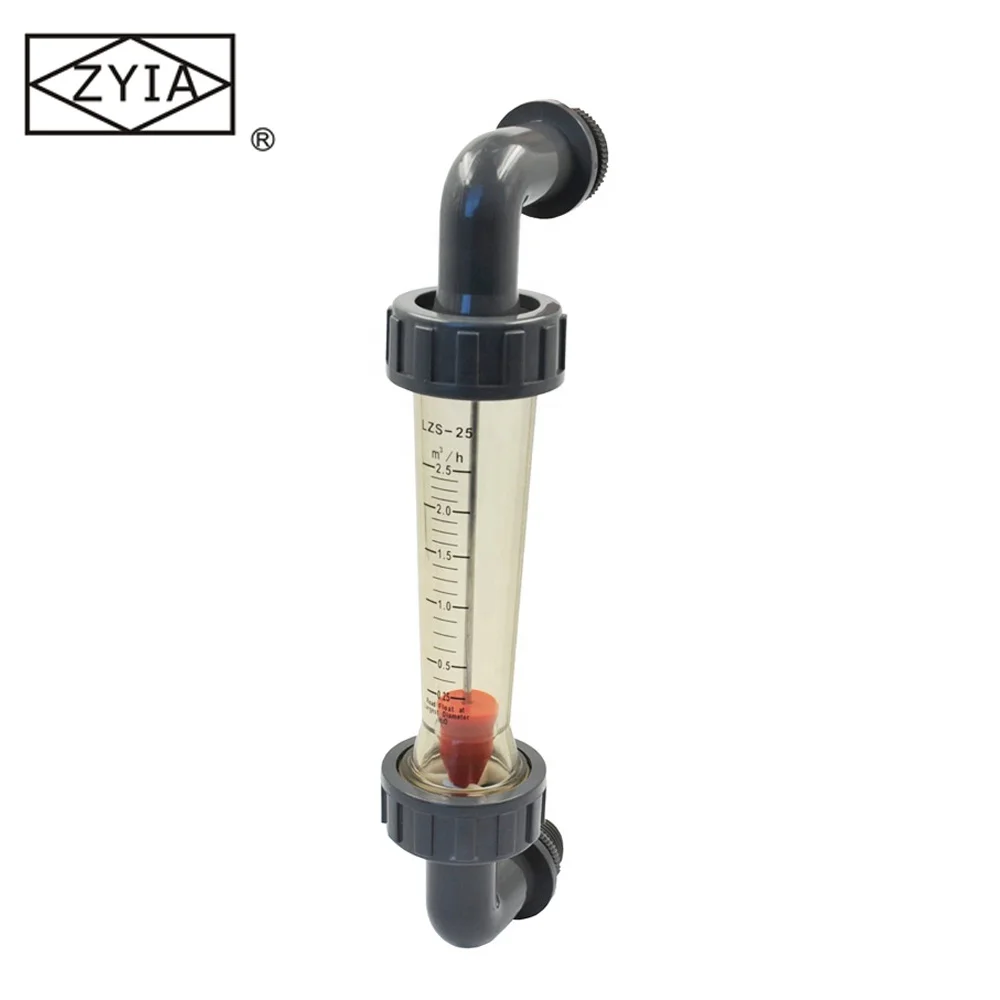 LZS low cost water  flow meter liquid rotameter