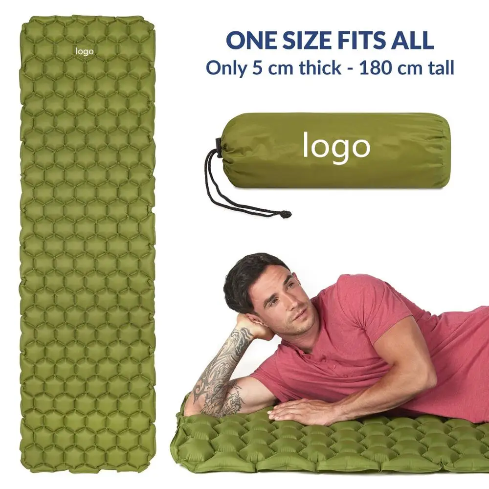 Lightweight Outdoor Hiking Ultralight Sleeping Air Pad, Ultralight Insulated Inflatable Camping Mat Sleeping Pad