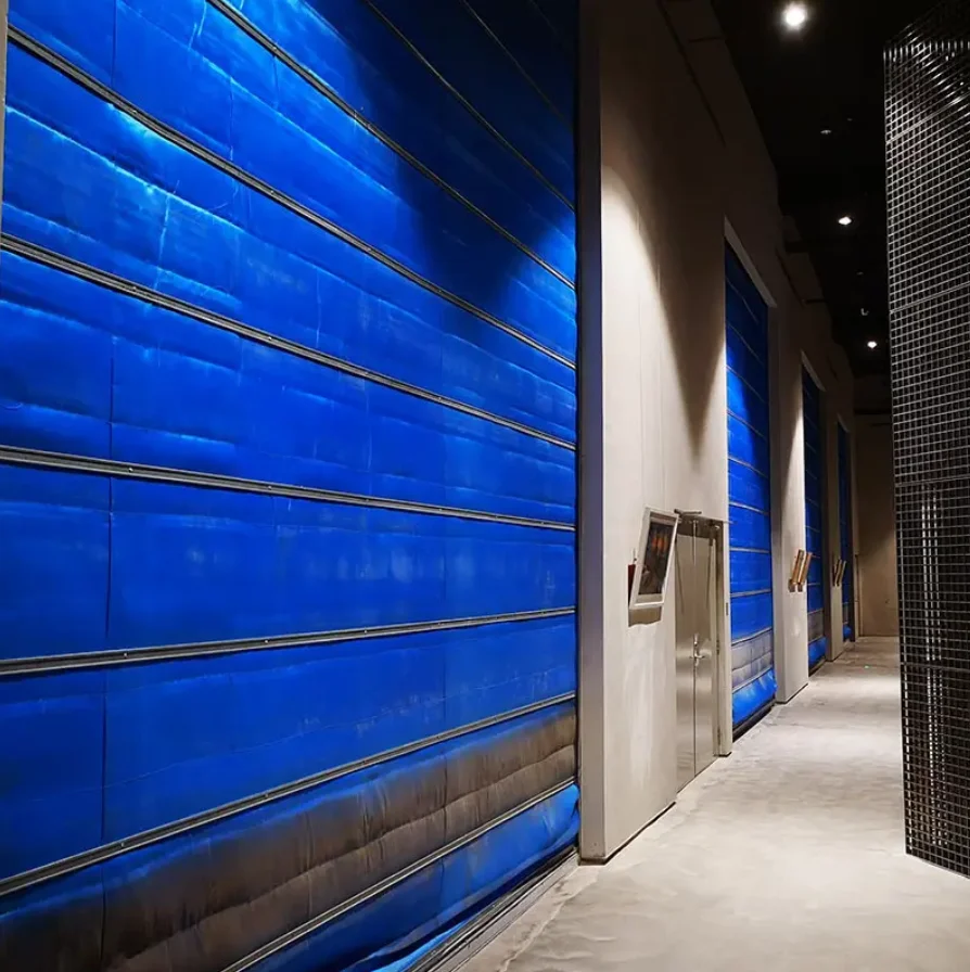 Manufacturer price Special industrial warehouse inorganic fire rolling shutter door