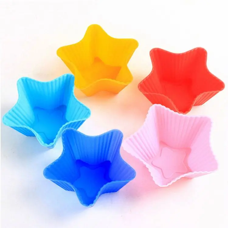 Silicone Cupcake Liners Baking Cups Non-Stick Jumbo Reusable Muffin Molds Bento Bundle Lunch Box Dividers