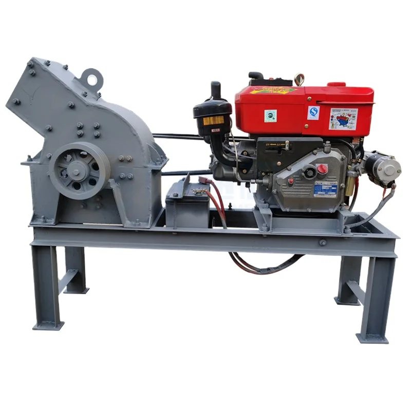 Small mobile hammer quartz gold rock portable crusher 50 tons per hour Electric motors and diesel engines