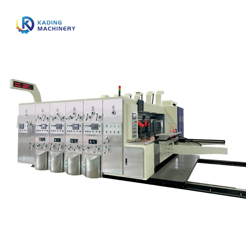 Automatic Free pressure Flexo Printer Slotter Rotary Die Cutter Carton Printing Slotting Die Cutting Machine For CorrugateCarton