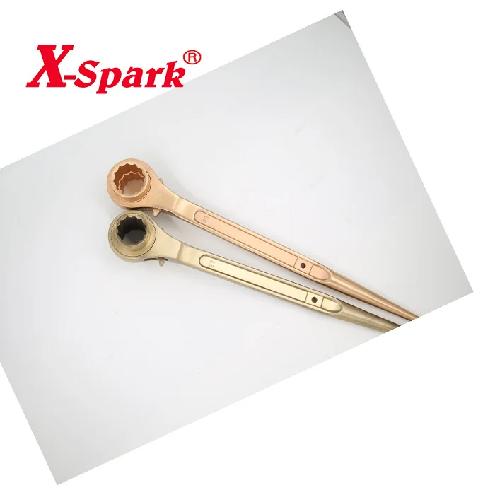 Non spark Adjustable  Ratchet Wrench Spanner Full Ranges for Oil and Gas Plants