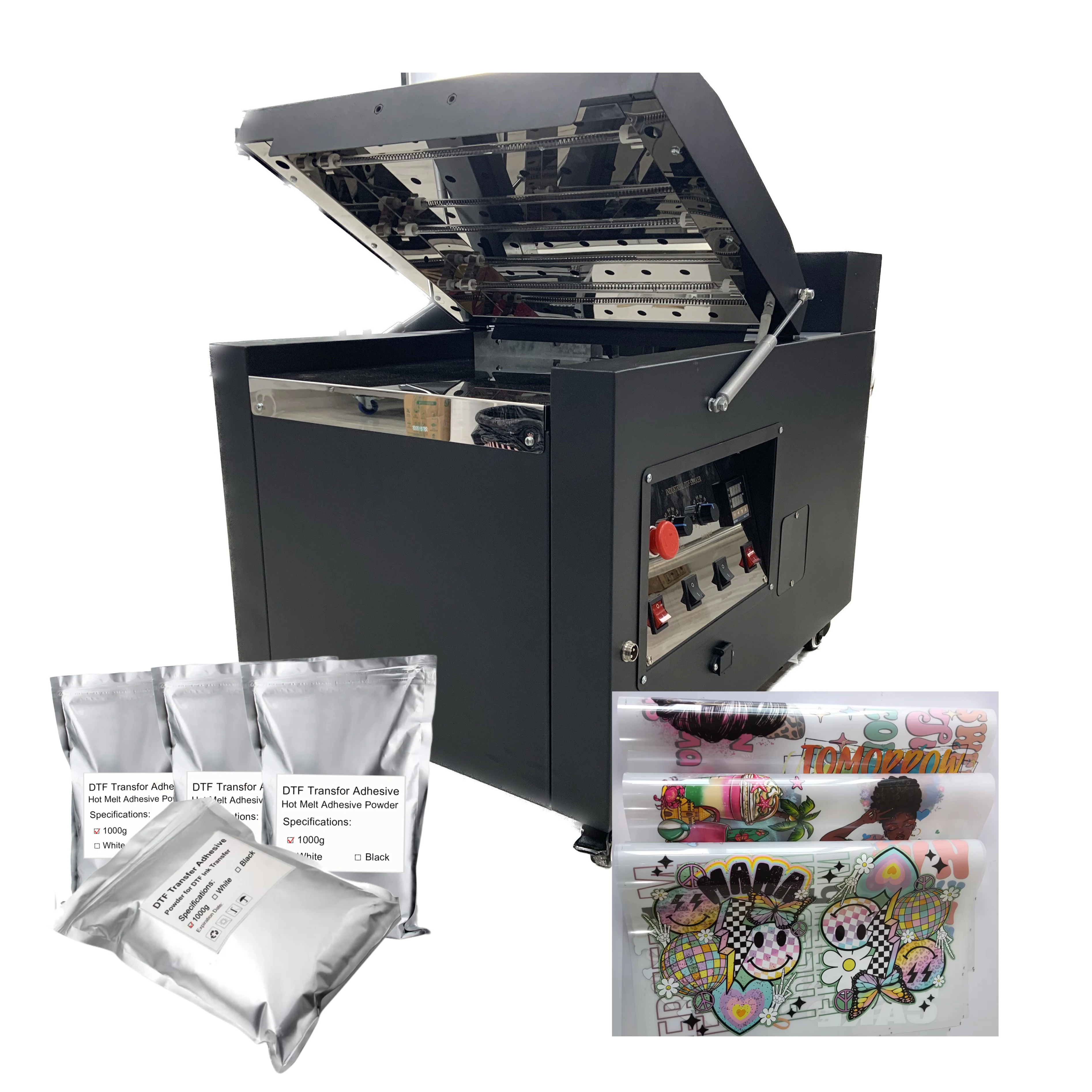 XP600 DTF Polyester Film Printer Mini Automatic Drying A3 Shaking Powder Machine