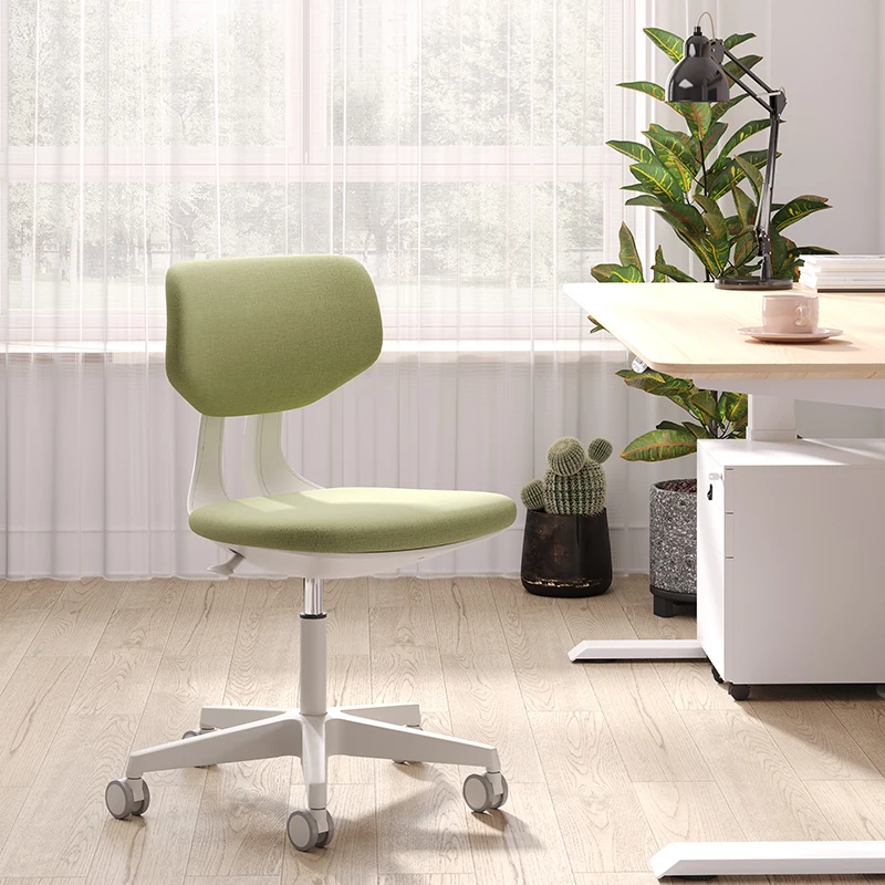 Modern Simple Style Home Living Room Student Study Chairs Working Chair Low Back Small Swivel Chair