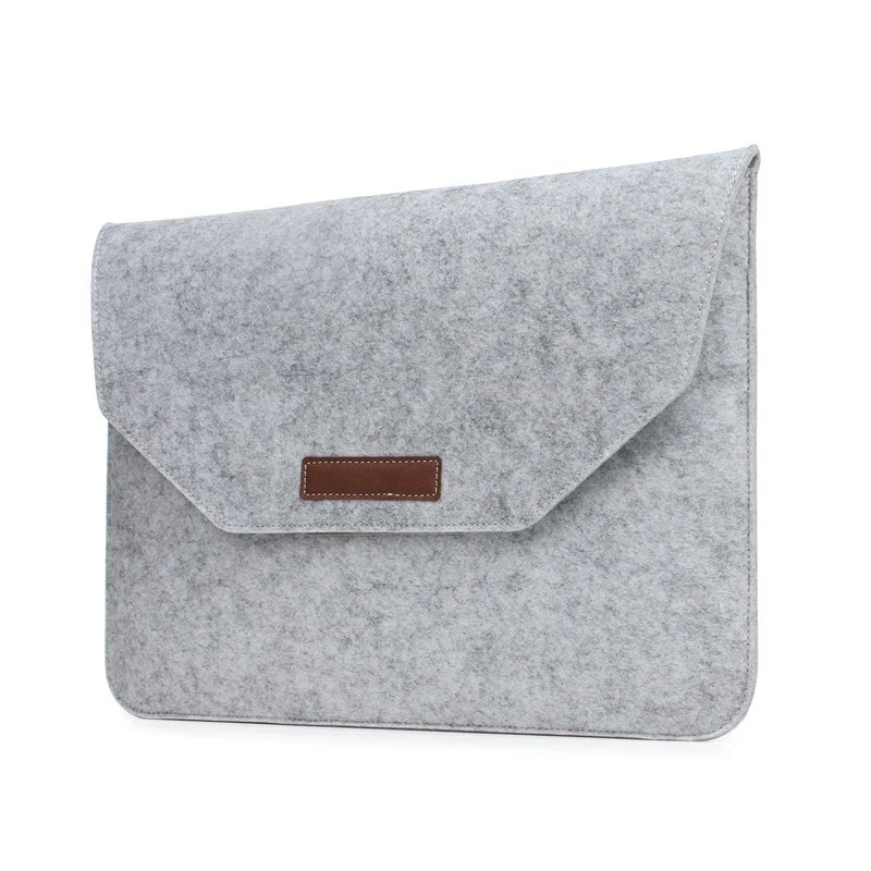 Manufacturing Wholesale Fashionable 11 12 13 15 Inch Felt Sleeve Laptop Bags For MacBook Laptop Tablet