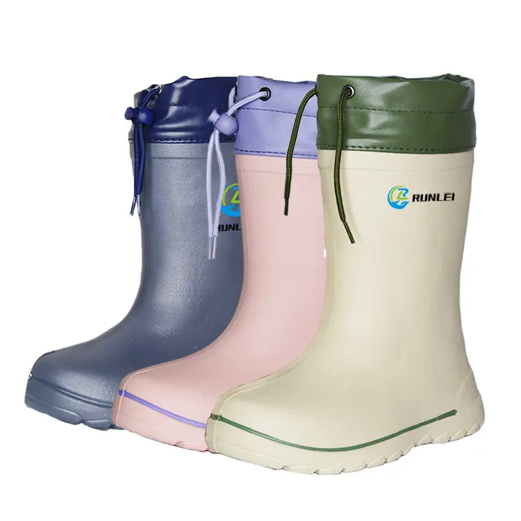 High Quality Kids Thermal Waterproof Wear Lightweight Non-Slip EVA Unisex Children Winter Warm Anti-Snow Boots