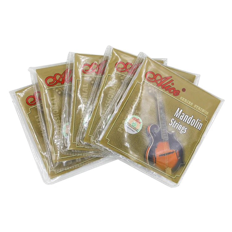 Alice AM05 Plated Steel Plain String set Mandolin String with Silver-Plated Copper Alloy Winding