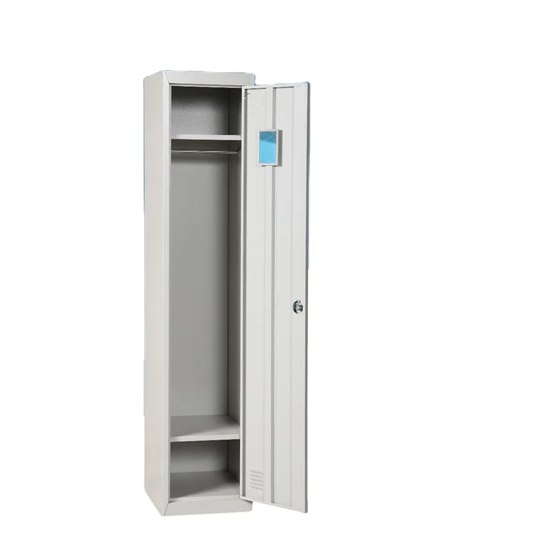 Knock Down China Cheap Single Door Steel Hostel Staff Gym Lockers