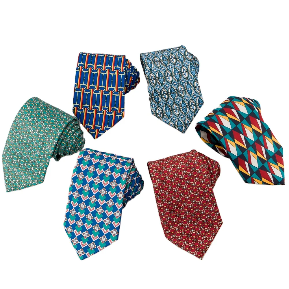 Zecheng 1200 Stitches Microfiber Novelty Neckties Draped