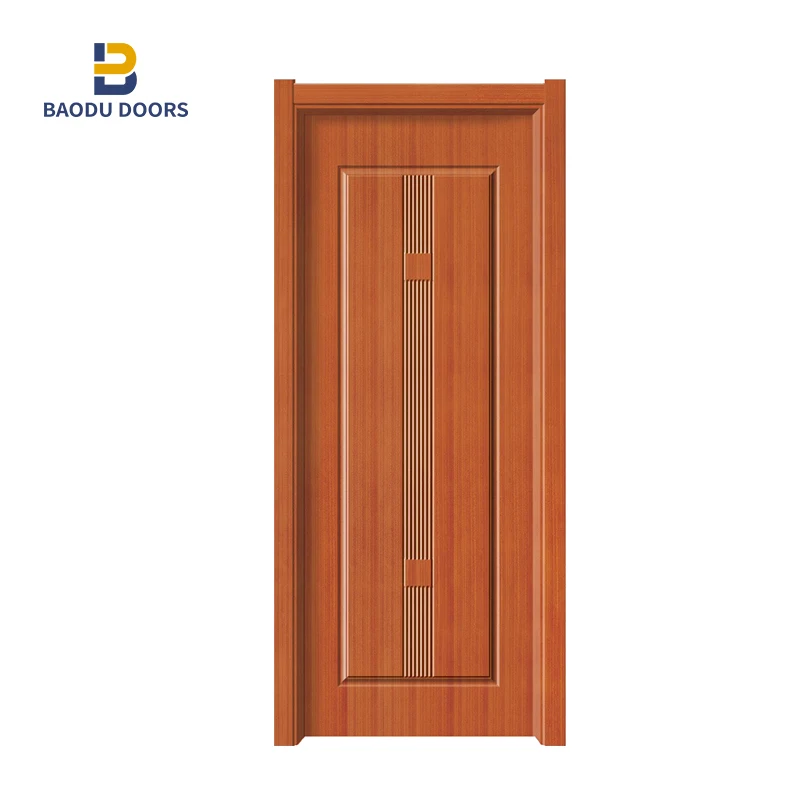 Cheap solid wood door house interior door white teak wood carving doors