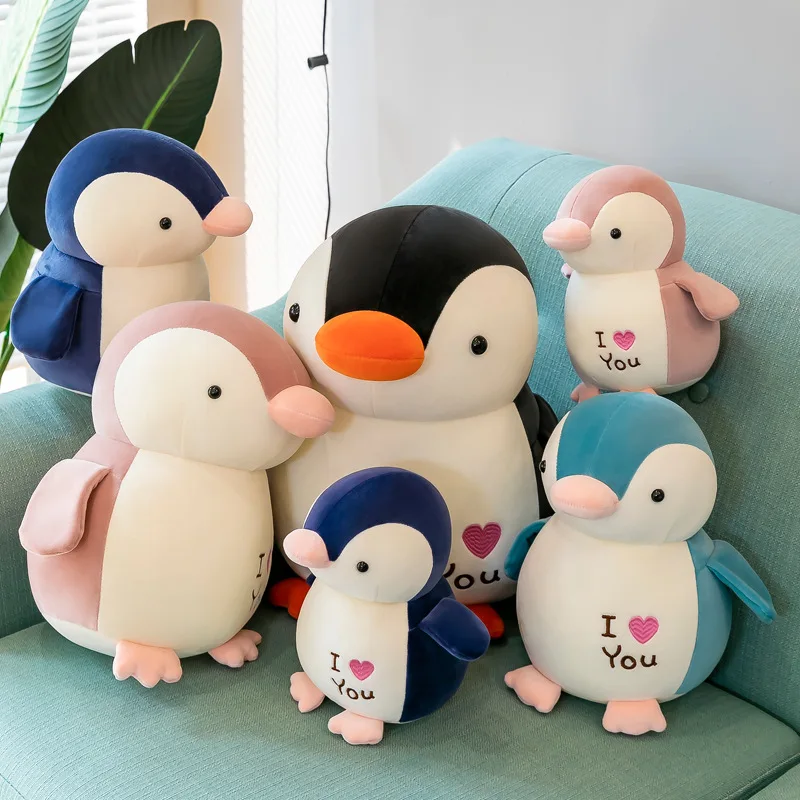 Wholesale Stuffed Cartoon Animal Doll Soft Fat Penguin Plush Toys Baby Penguin Plush Toy