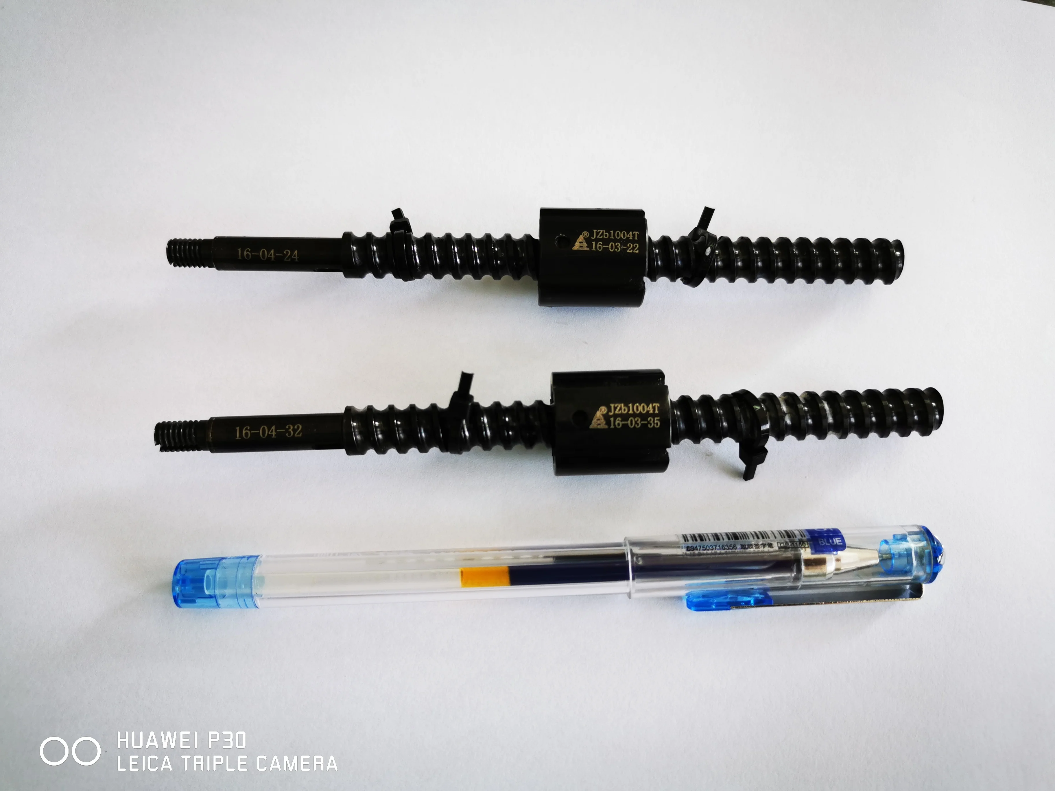 long working life 12 mm Chrome Steel CNC ball screw assembly for Slotting Machine