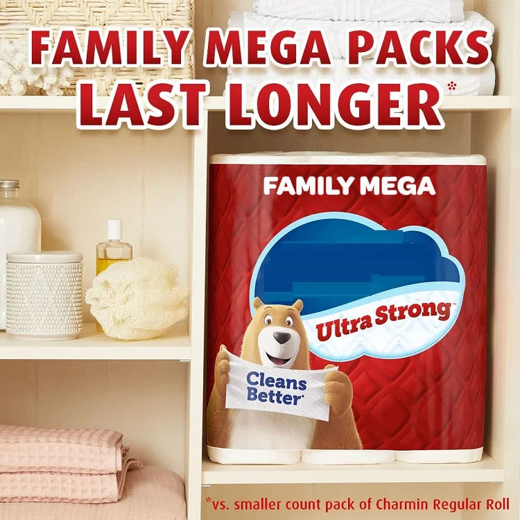 New Arrival of High Quality Charmin-Ultra Strong Clean Touch Toilet Paper In Stock