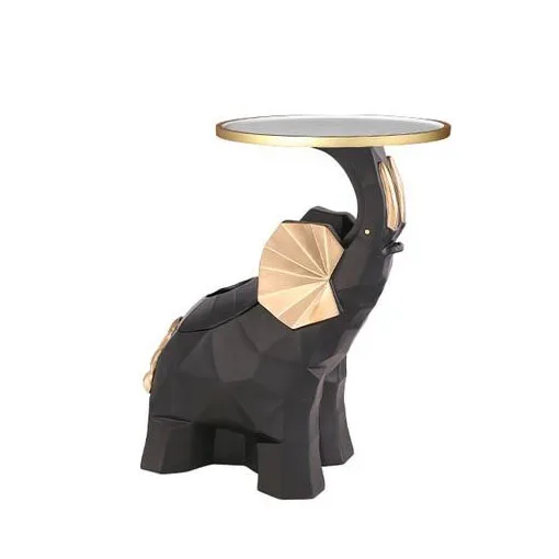Boho Table House Decor China Professional Home Decoration Elephant Tray Custom Modern Resin Crafts Sculpture