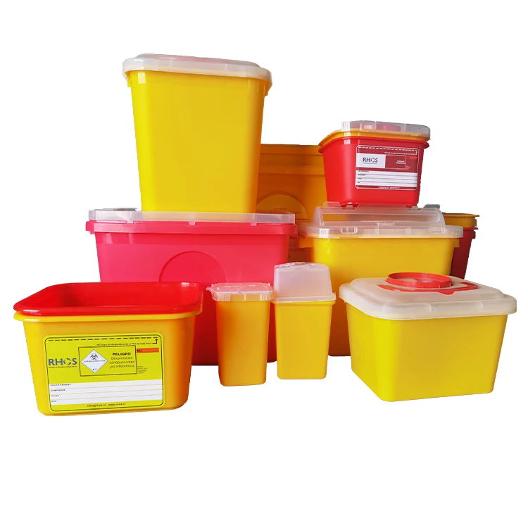 FDA PP 1L 2L 3L 5L  Waste biohazard needle disposal Medical plastic sharp containers