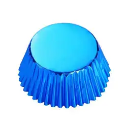 Food Grade Raw Material Aluminum Foil Disposable Muffin Cupcake Liner Baking Paper Cups Heat-Resistance Aluminum Cupcake Liner